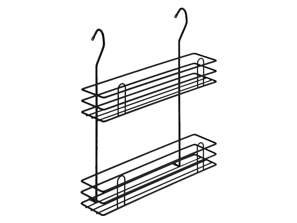 Двухъярусная полка для специй на рейлинг LE 540 Лунден фото 1
