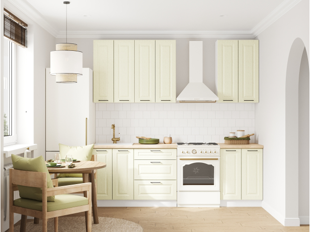 Высокий кухонный гарнитур Грейвуд 180 см