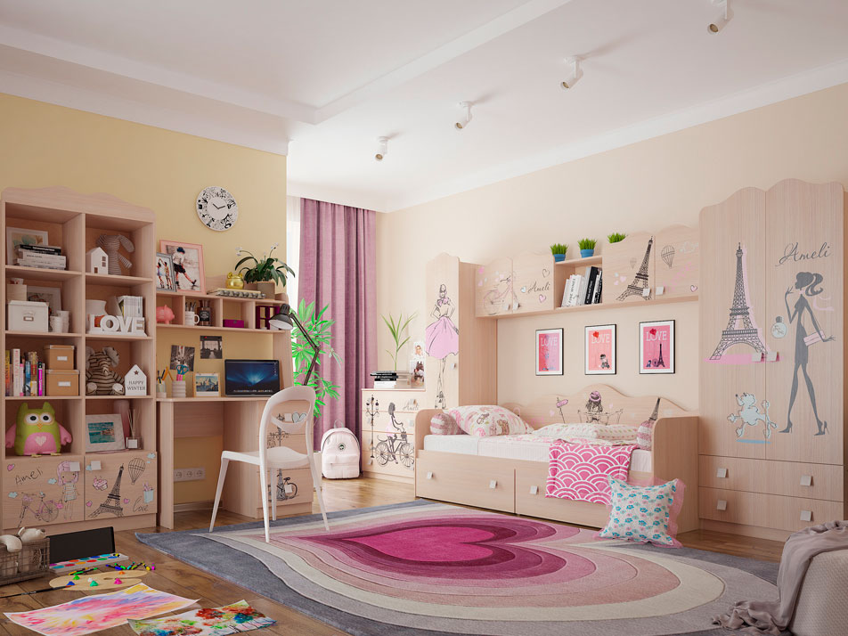 Комплект детской мебели Амели фото 1